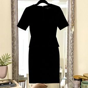 Black Antonio Melani peplum dress